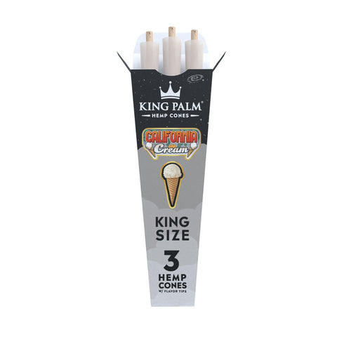 King Palm Hemp King Size California Cream x3