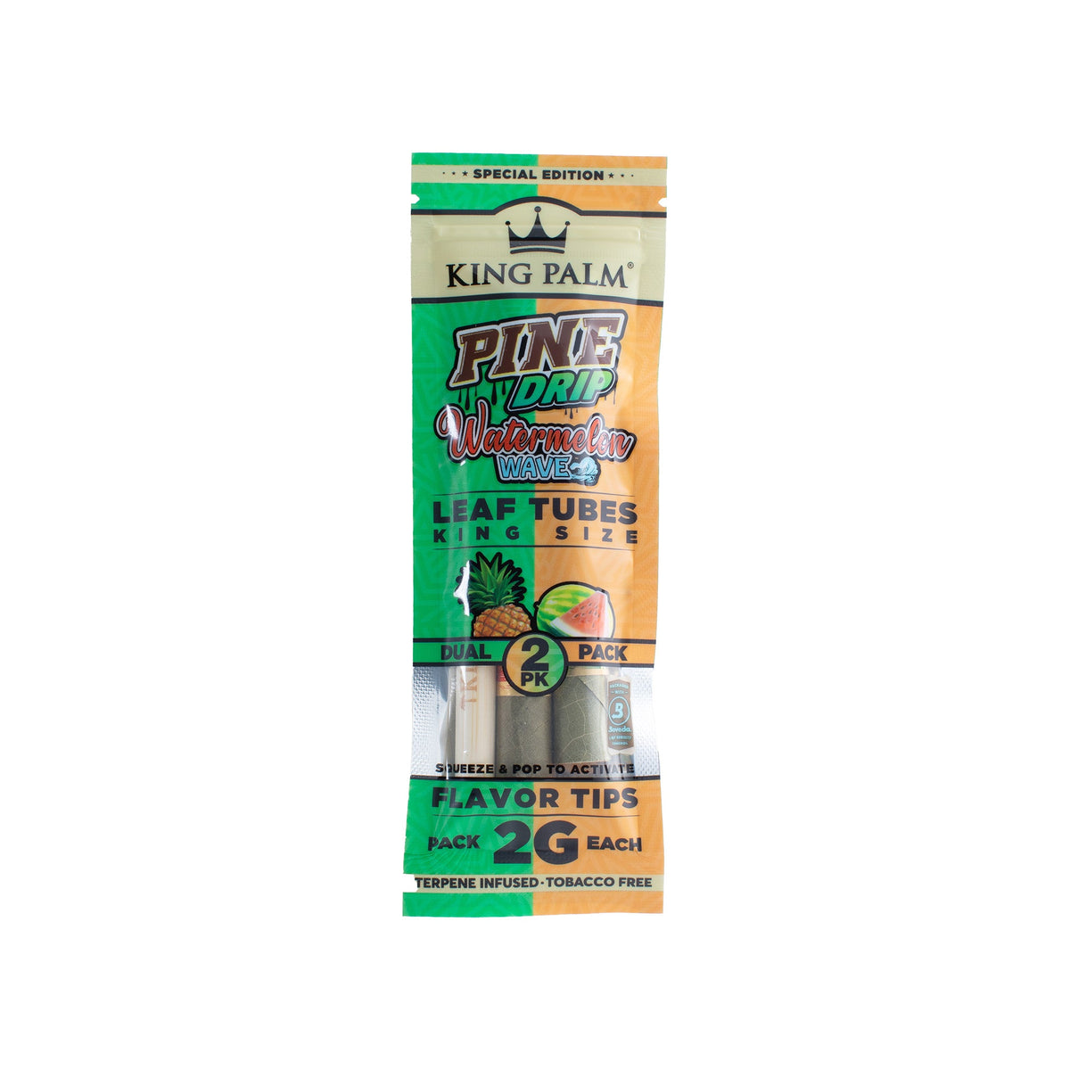 King Palm King Size Pineapple & Watermelon Dual Pack
