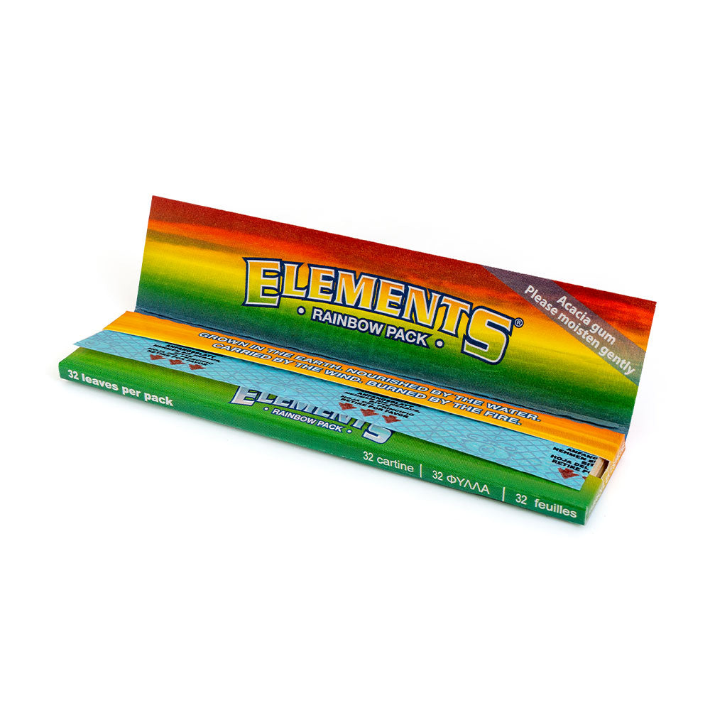 Papel de Fumar Elements Rainbow King Size Slim
