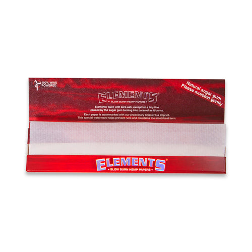 Papel de Fumar Elements Red King Size Slim
