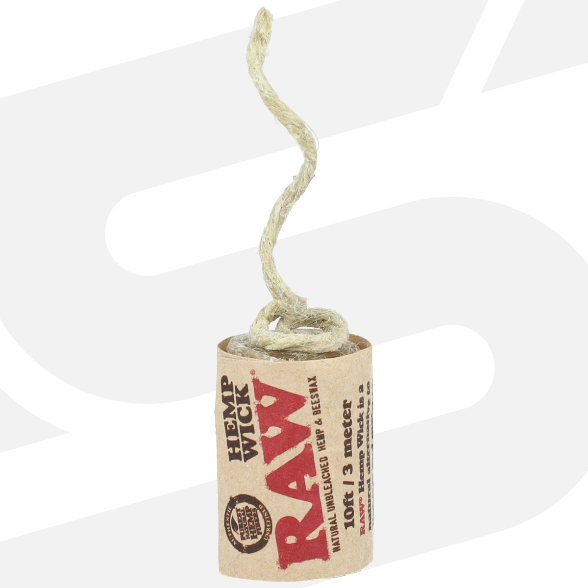 Mecha de Cáñamo RAW Hemp Wick 10 pies