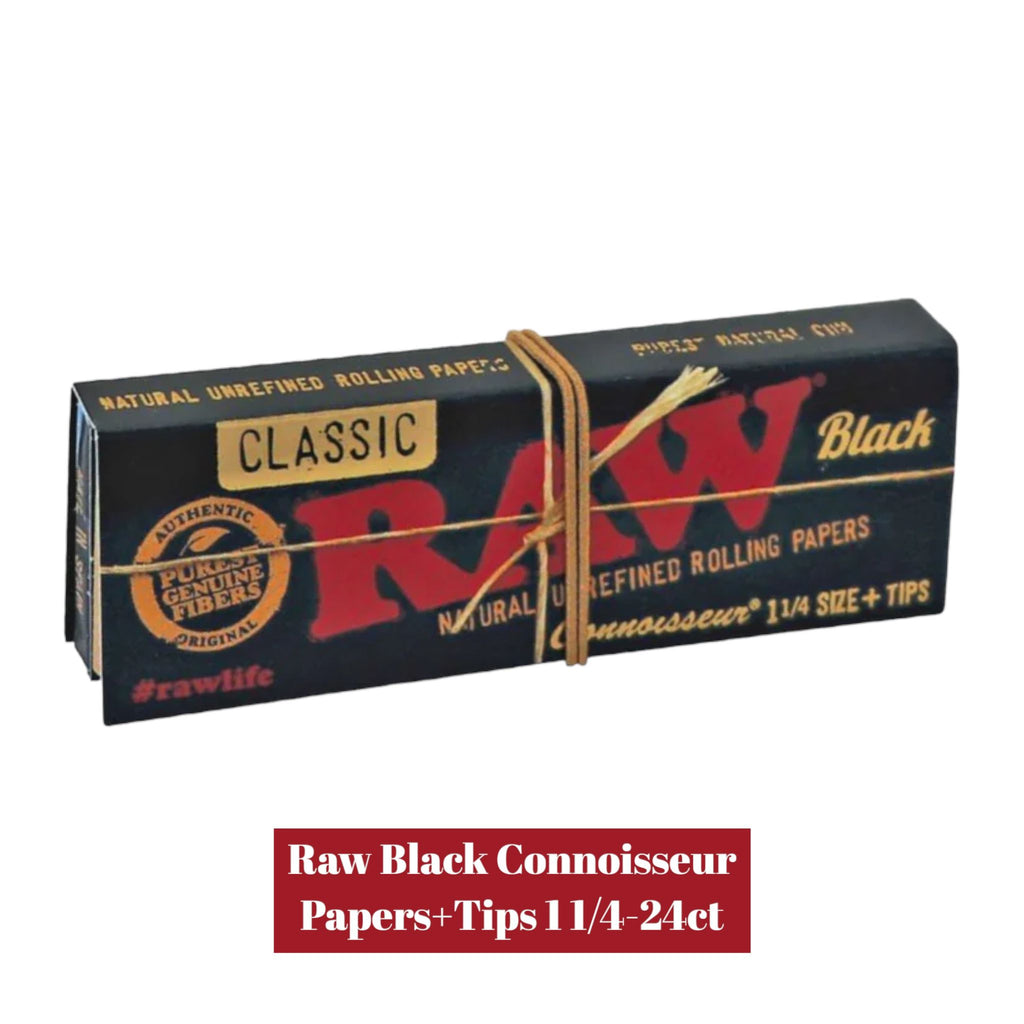 Papel de Fumar RAW Black Connoisseur 1¼